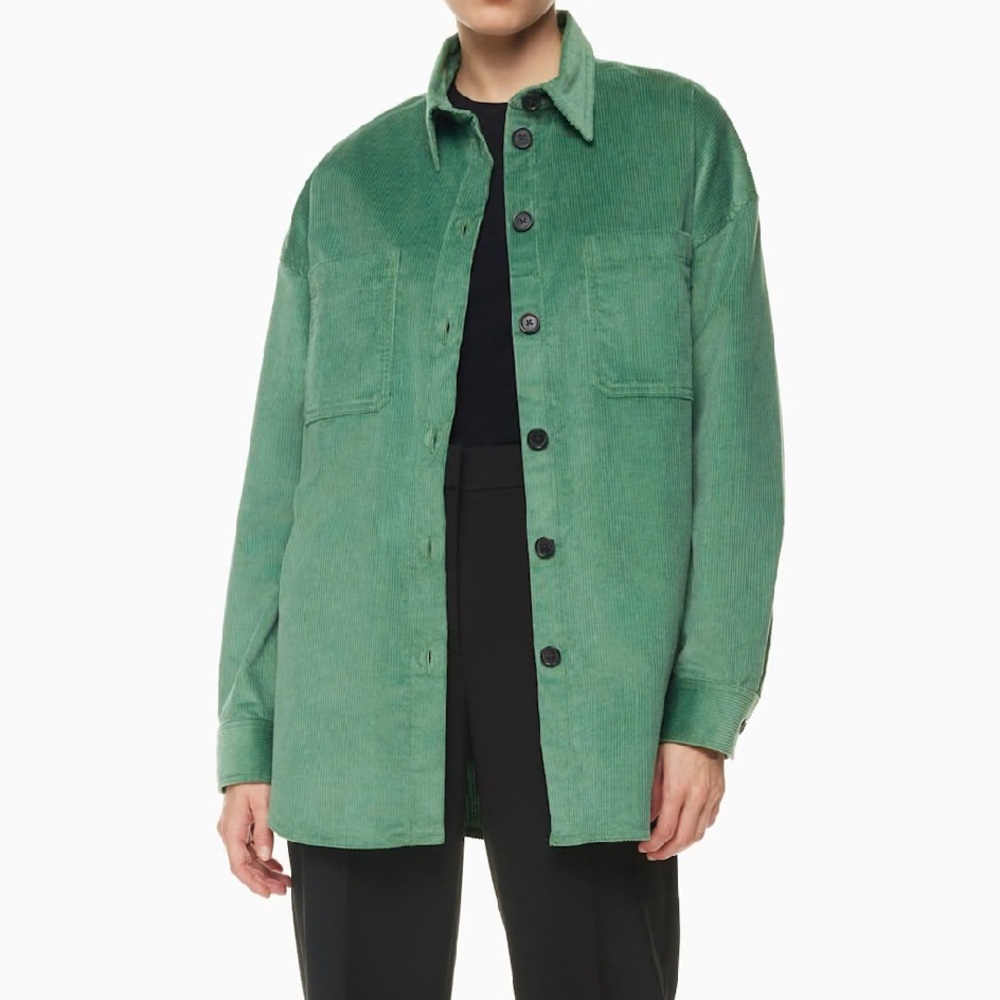 Aritzia Babaton Corduroy button-up shirt